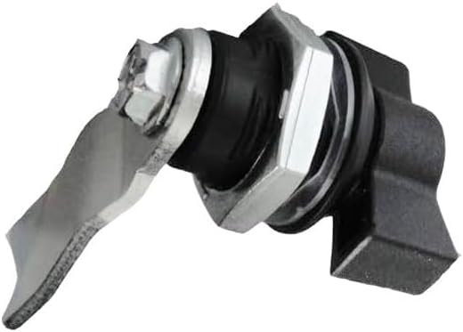 WJSKDQ 2pcs Thumb Operated Offset Cam Lock Thumb Cam Lock for Machine Cabinet Drawer Black_1