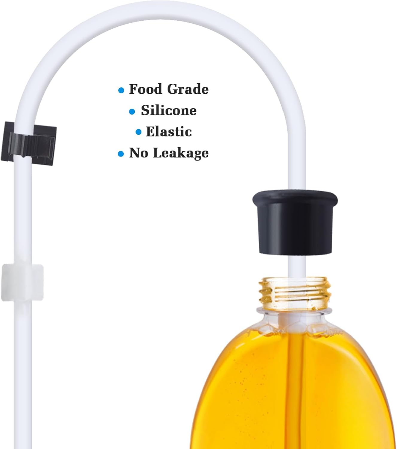 Soap Dispenser for Kitchen Sink and Extension Tube Kit, Stainless Steel Countertop SoapDispenser with 47 Inches Tube Connects Directly to Soap Bottle, Hand and Dish Soap Dispenser Pump (Golden)