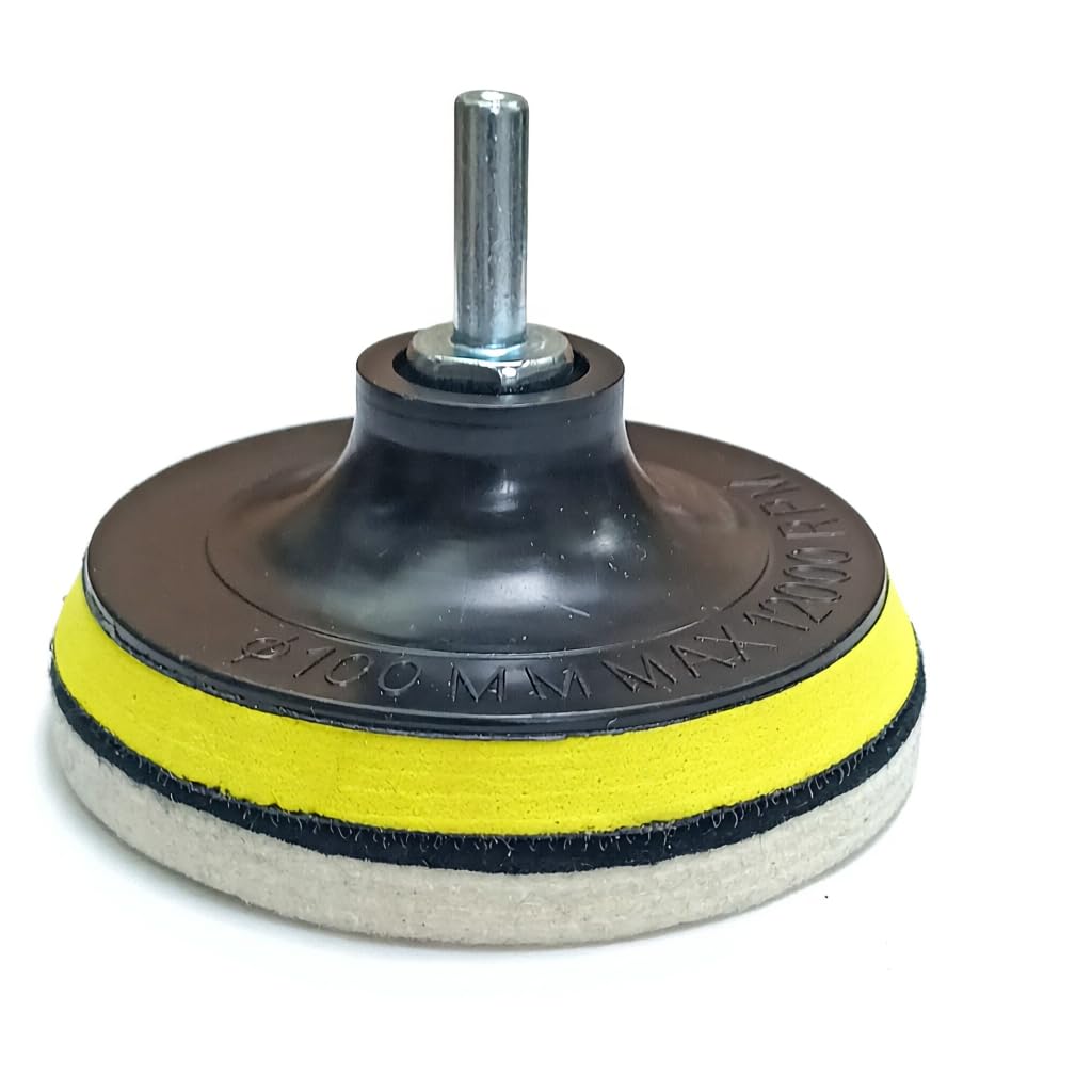 Cerium Oxide Powder,Cerium Oxide Glass Polishing Kit,Felt Polishing Wheel Set for Windscreen and Glass Repair,Glass Polishing Kit Multifunctional Scratch Remover Car Polish Pad