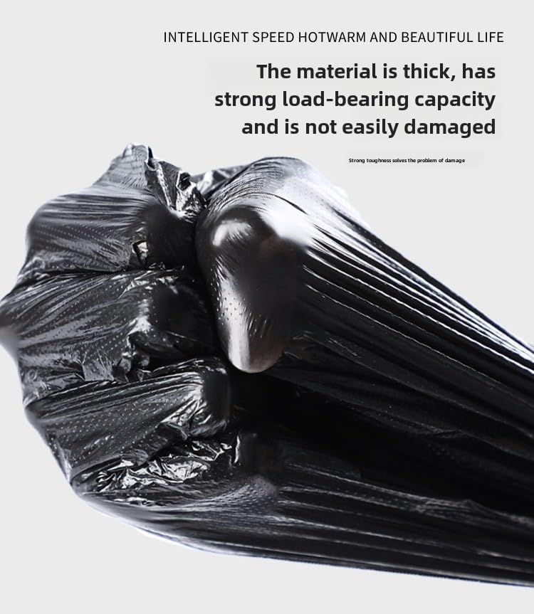 DJDBaihuo 70-gallon trash bags, 47.24" x 55.12", 60-pack, leak-proof & tear-resistant for large waste disposal in parties, schools, offices, hospitals & public areas.