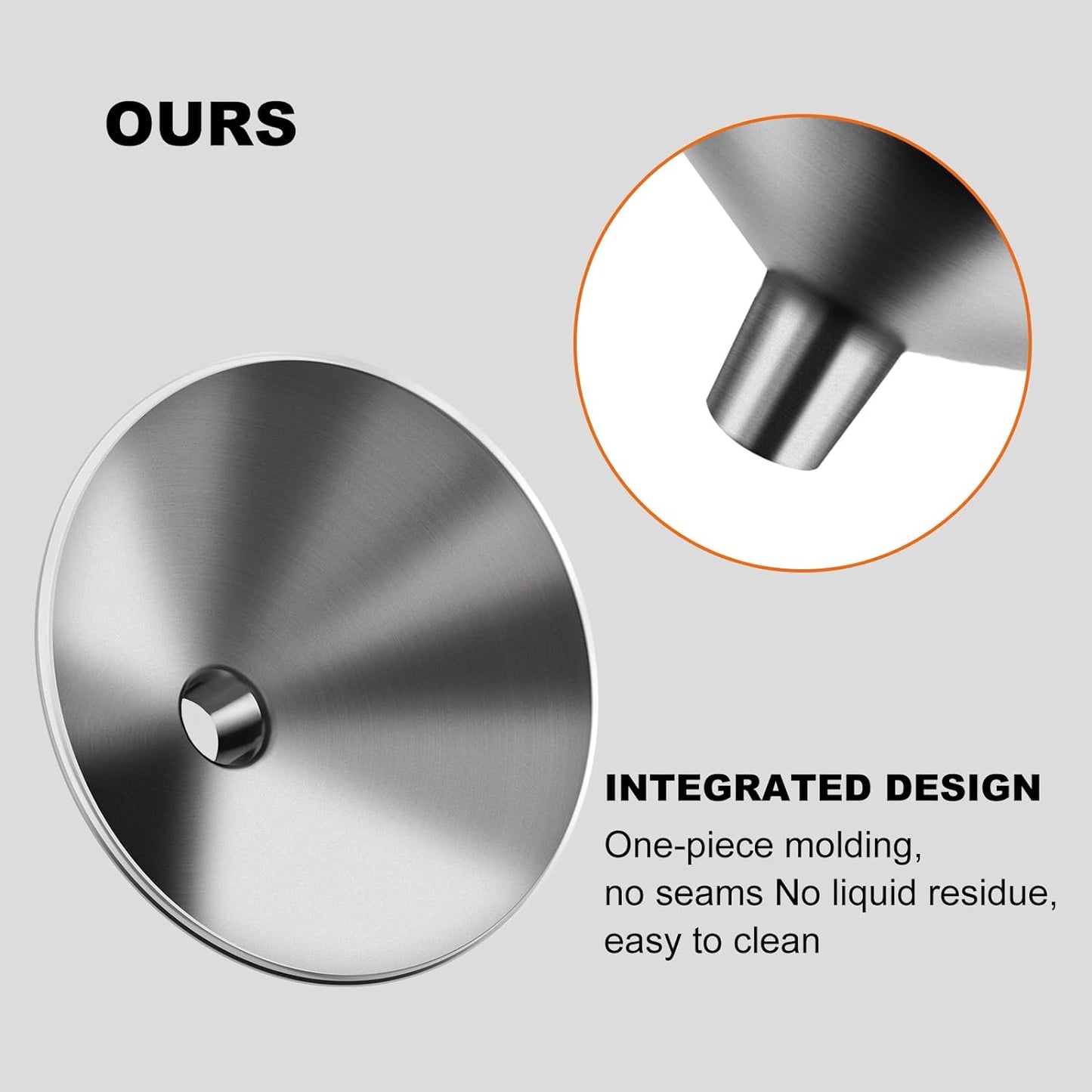 Small Funnel Set of 2, Stainless Steel Mini Funnel for Essential Oil Transfer, Kitchen Use