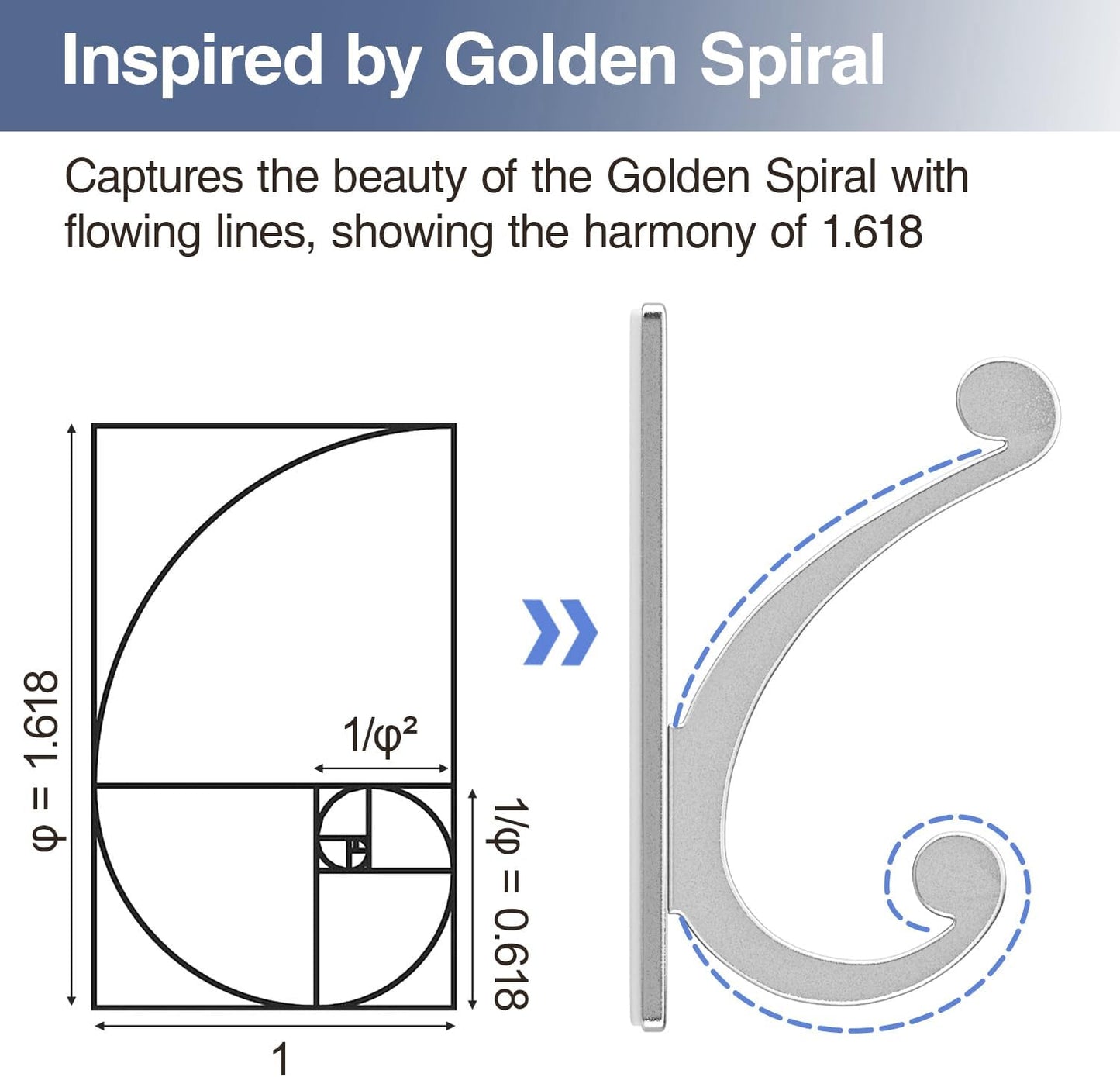 8-Pack Adhesive Wall Hook for Towel/Coat - Extra Sticky 10LB Stainless, Stick on Hanger for Bath or Shower, Matt Silver