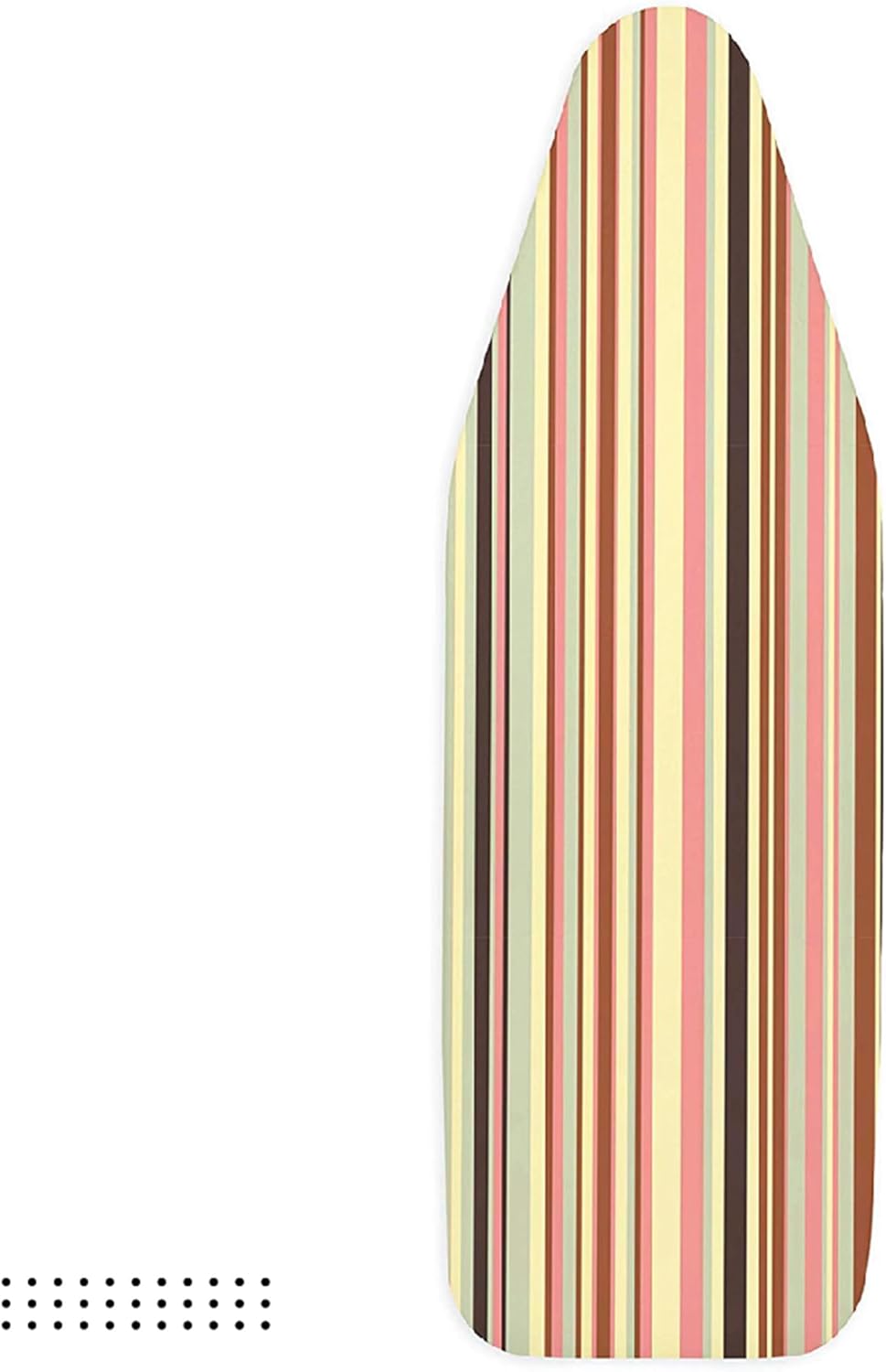 Encasa XO Ironing Board Cover and Pad - Thick 4mm Felt, Heat & Scorch-Resistant, Fits Wide Boards 49"x18", Elastic Bungee Cord Tightening, Easy Fit, Stain-Safe Dye, Multistripe