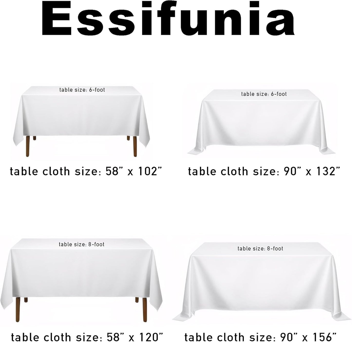 Waterproof Plaid Tablecloth Fabric - Oblong 52x70 Inch Classic Buffalo Tartan Table Cloth for Indoor/Outdoor Use - Washable Tabletop Cover for Dinner, BBQs, and Parties