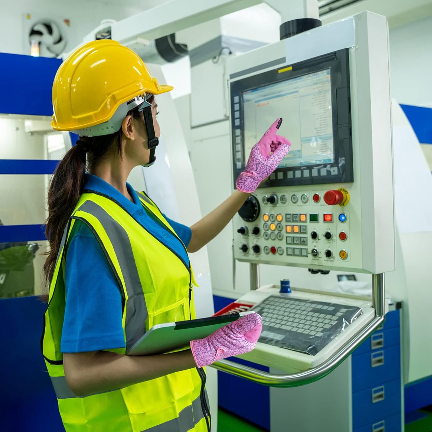 Thorn Proof&Puncture Resistant Gardening Gloves with Grip,Garden Gloves for Women, Leather Work Gloves,Gifts