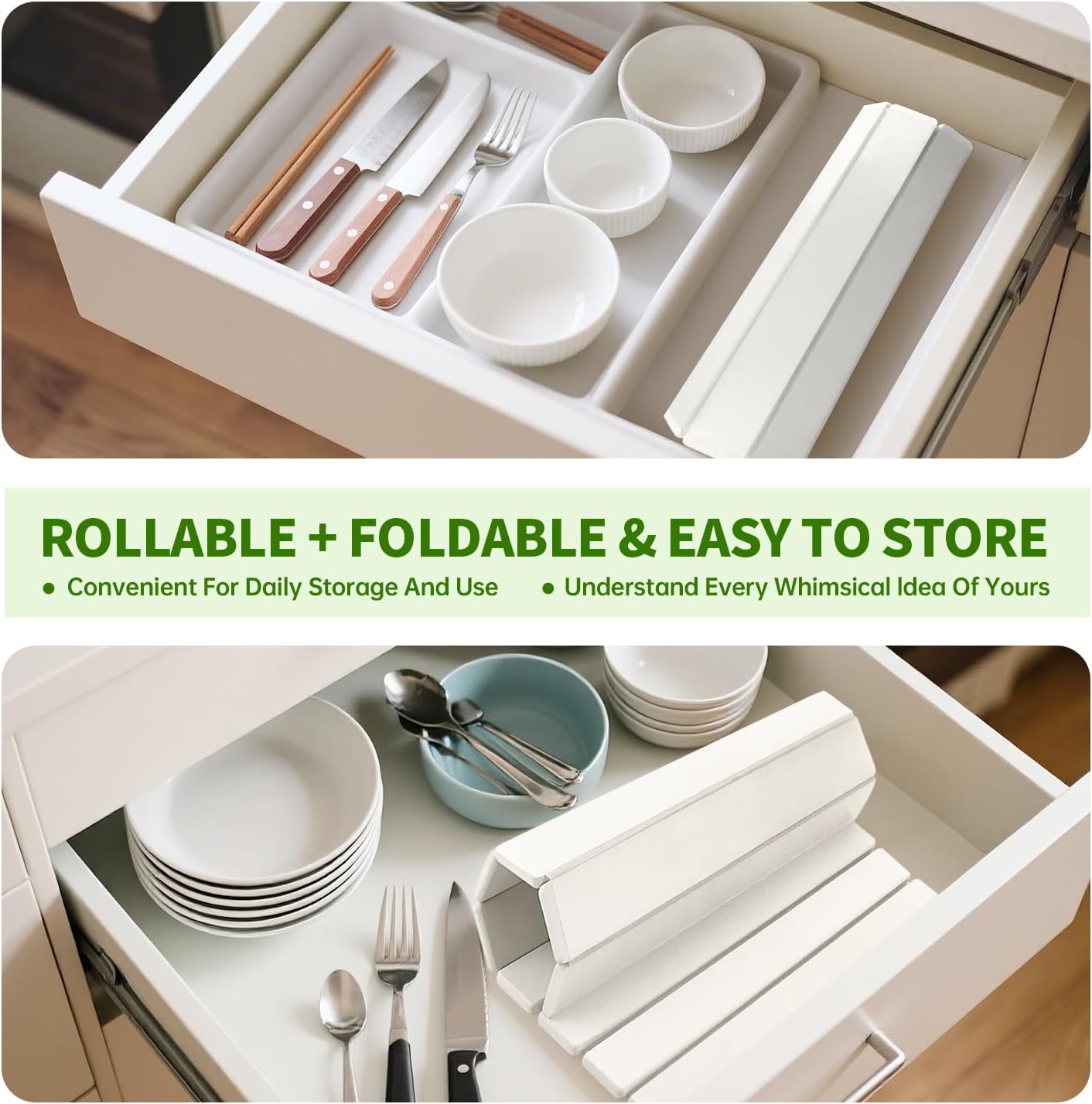 Stone Drying Mat for Kitchen Counter Square, 23.62"x15.35", Collapsible Quick Dry Dish Drying Mat, Absorbent Diatomaceous Earth Pads Match Any Countertop for Dishes Kitchen and Bathroom