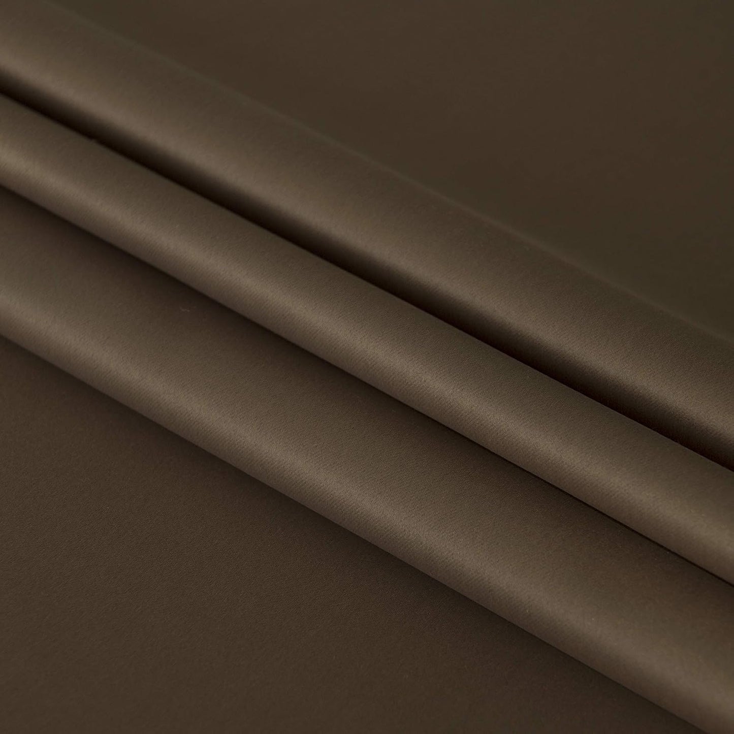 DWCN French Door Curtains – Rod Pocket Thermal Blackout Curtain for Doors with Glass Window, Kitchen and Patio Doors for Privacy, 54 X 80 Inches Long, 1 Curtain Panel with Tieback, Brown