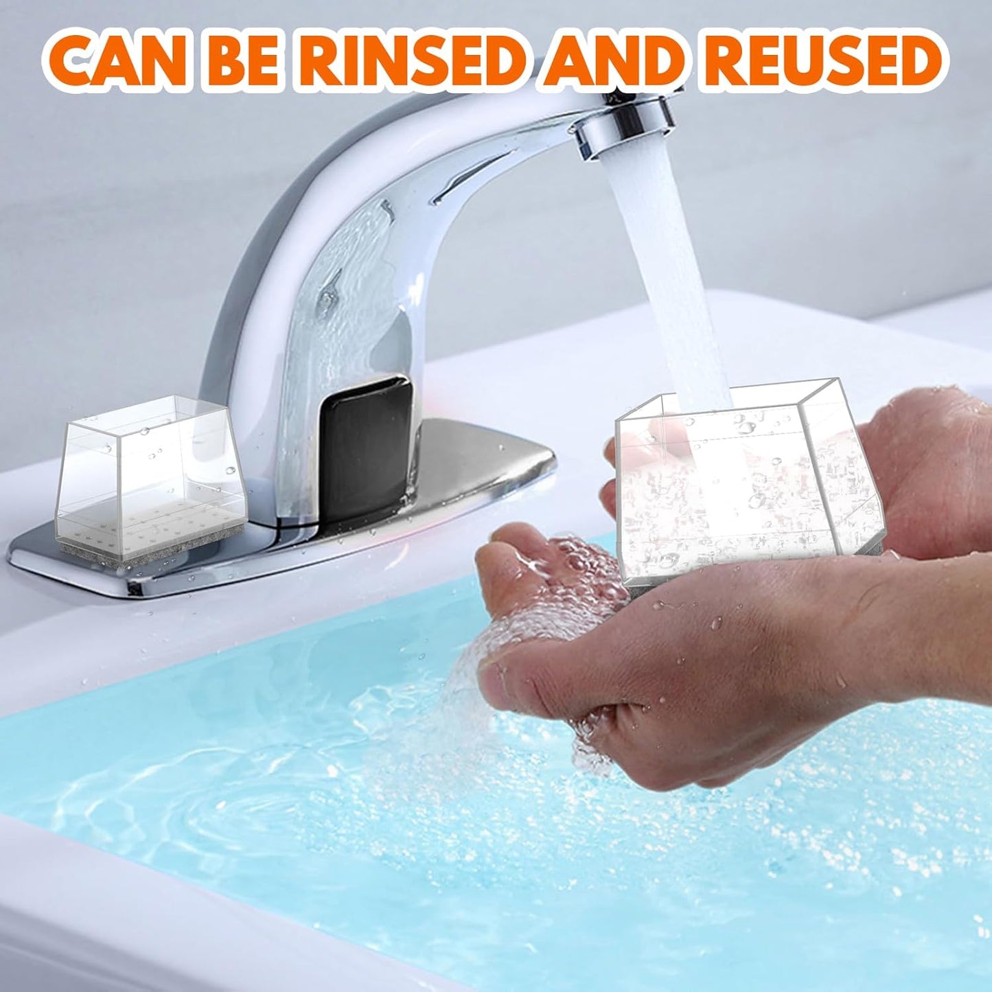 Rectangle Chair Leg Protectors for Hardwood Floors,16 PCS Silicone Covers to Protect Wood Tile Floors Felt Pads Furniture Leg Caps Reduce Noise. Easy to Move.(Clear,1 x 2.5 Inch,Rectangular)