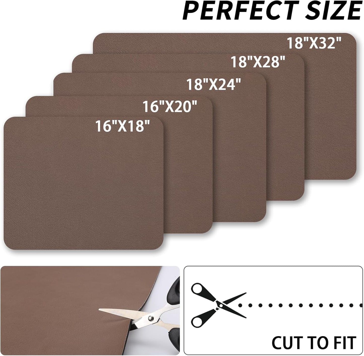 Dish Drying Mat for Kitchen Counter, Heat Resistant Drainer Mats with Non-slip Rubber Backed, Hide Stain Kitchen Super Absorbent Draining Mat, Easy to Clean Dish Rack Pad, Brown 18"x28"