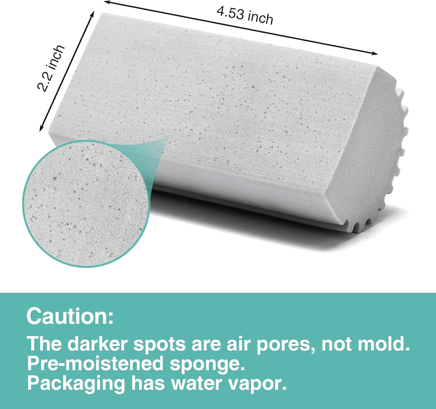 4 Pack Damp Dusting Sponge Duster, Grey Dust Cleaning Sponge, Reusable Household Cleaning Sponge Tool for Blinds, floorboards, Fan Blades, Vents, Glass, Railings, Mirrors