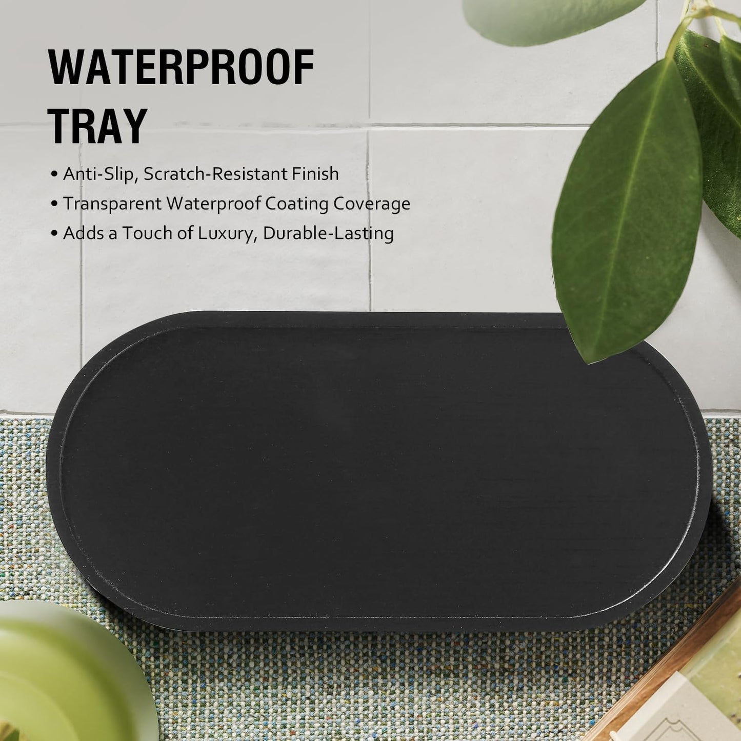 MOMEEMO Black Soap Dispenser Set, Contains Dish and Hand Soap Dispenser, Suitable for Kitchen Decor and Accessories. (Black)