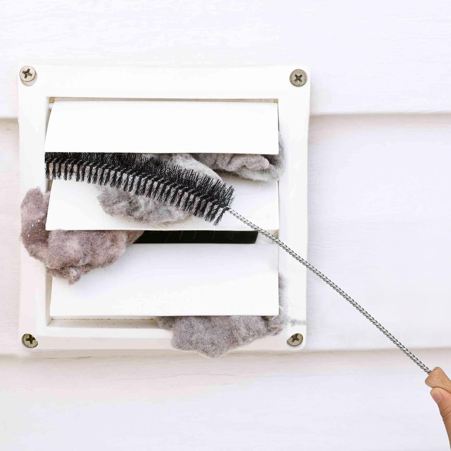 Dryer Cleaner Vent Brush - 70cm or 75cm Long Flexible Dryer Vent Cleaner & Refrigerator Condenser Coil Brush Long Flexible Refrigerator Coil Cleaning Brush (Long Brush)