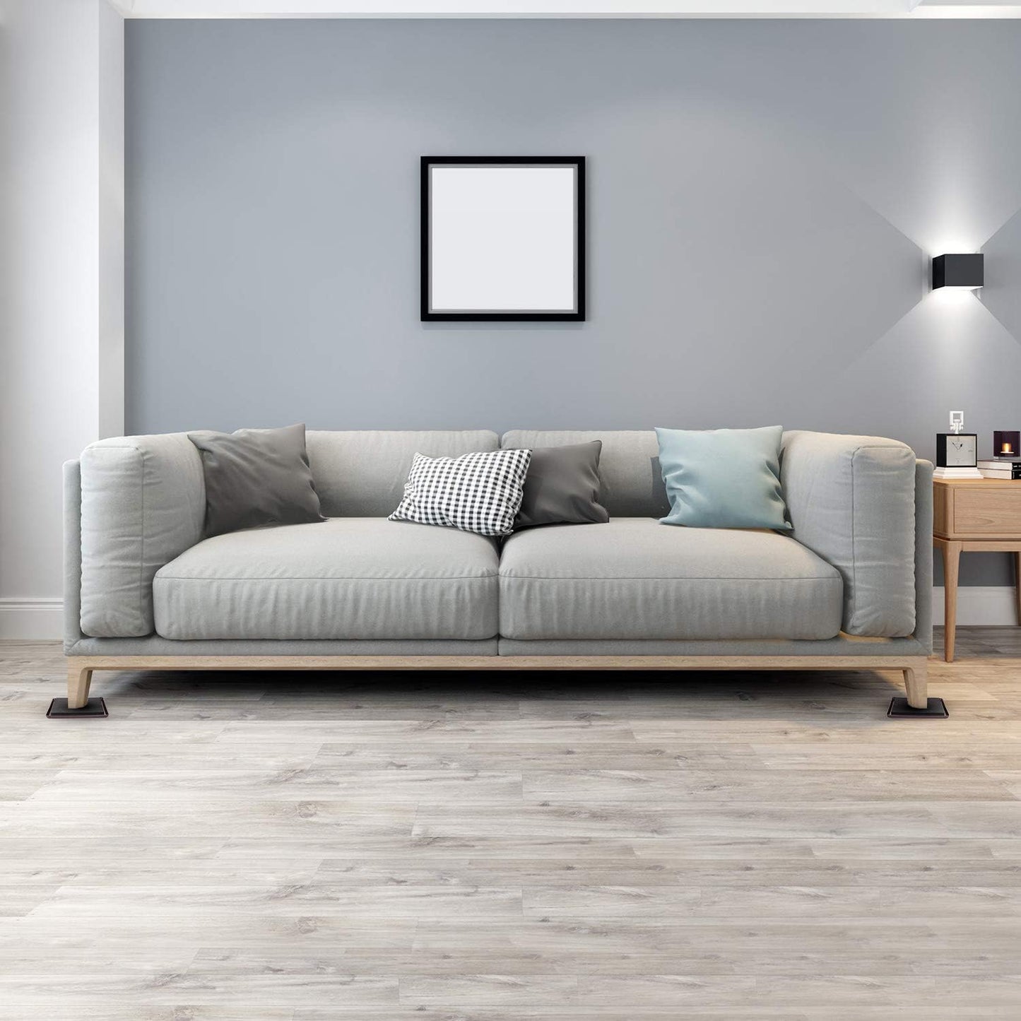 Ezprotekt 3.5 inch Reusable Furniture Movers Sliders for Carpet, 16 Pcs Round Furniture Moving Pads for Heavy Table Desk Bed Sofa Fridge Couch Cabinet, Move Items Quickly and Easily (Black)