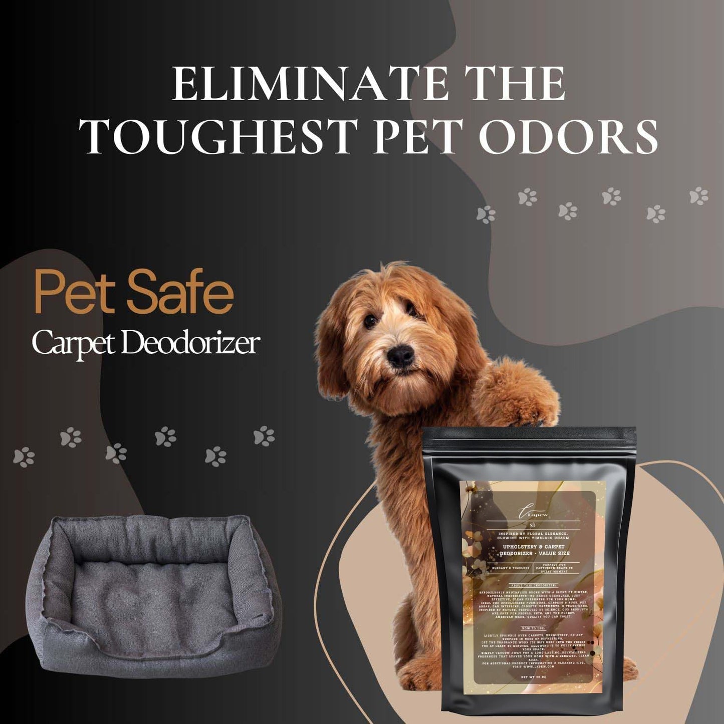 Sì Carpet Freshener Powder Value Size 36 oz | Powerful Odor Eliminator for Home | Upholstery Deodorizer | Carpet Deodorizer | Cat Litter Box | Sì Armani Fragrance