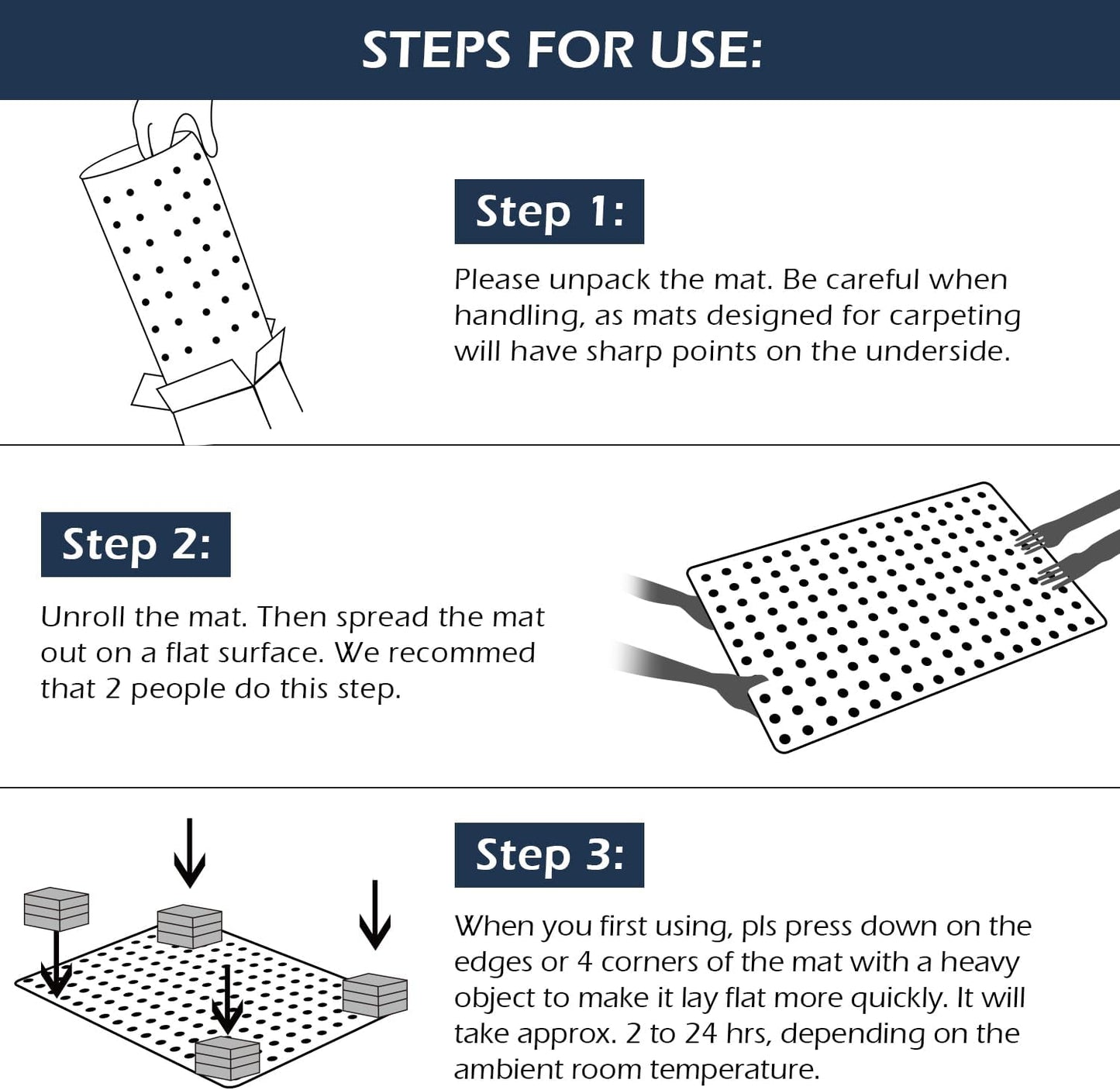 SALLOUS Chair Mat for Carpet, 36" x 48" Office Chair Mat for Carpeted Floors, Heavy Duty Vinyl Floor Mat with Grips, Floor Protector Computer Desk Mat for Home Office (Clear)