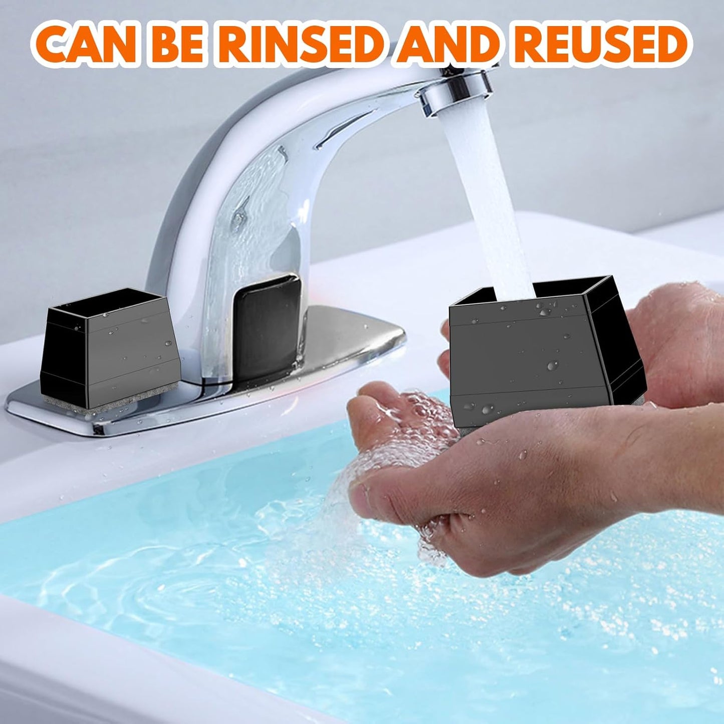 Rectangle Chair Leg Protectors for Hardwood Floors,16 PCS Silicone Covers to Protect Wood Tile Floors Felt Pads Furniture Leg Caps Reduce Noise. Easy to Move.(Black,1.5 x 1.75,Rectangular)