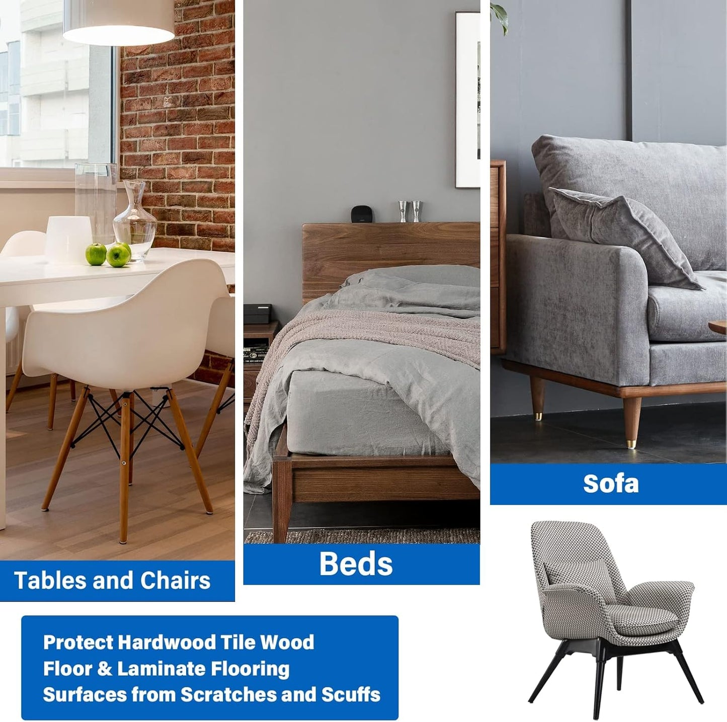 Square Furniture Sliders, 16pcs 3 inch Furniture Moving Kits Carpet Slider for Moving Heavy Furniture, Reusable Furniture Movers Sliders - Protect The Carpet Surface, Easily Move Any Items