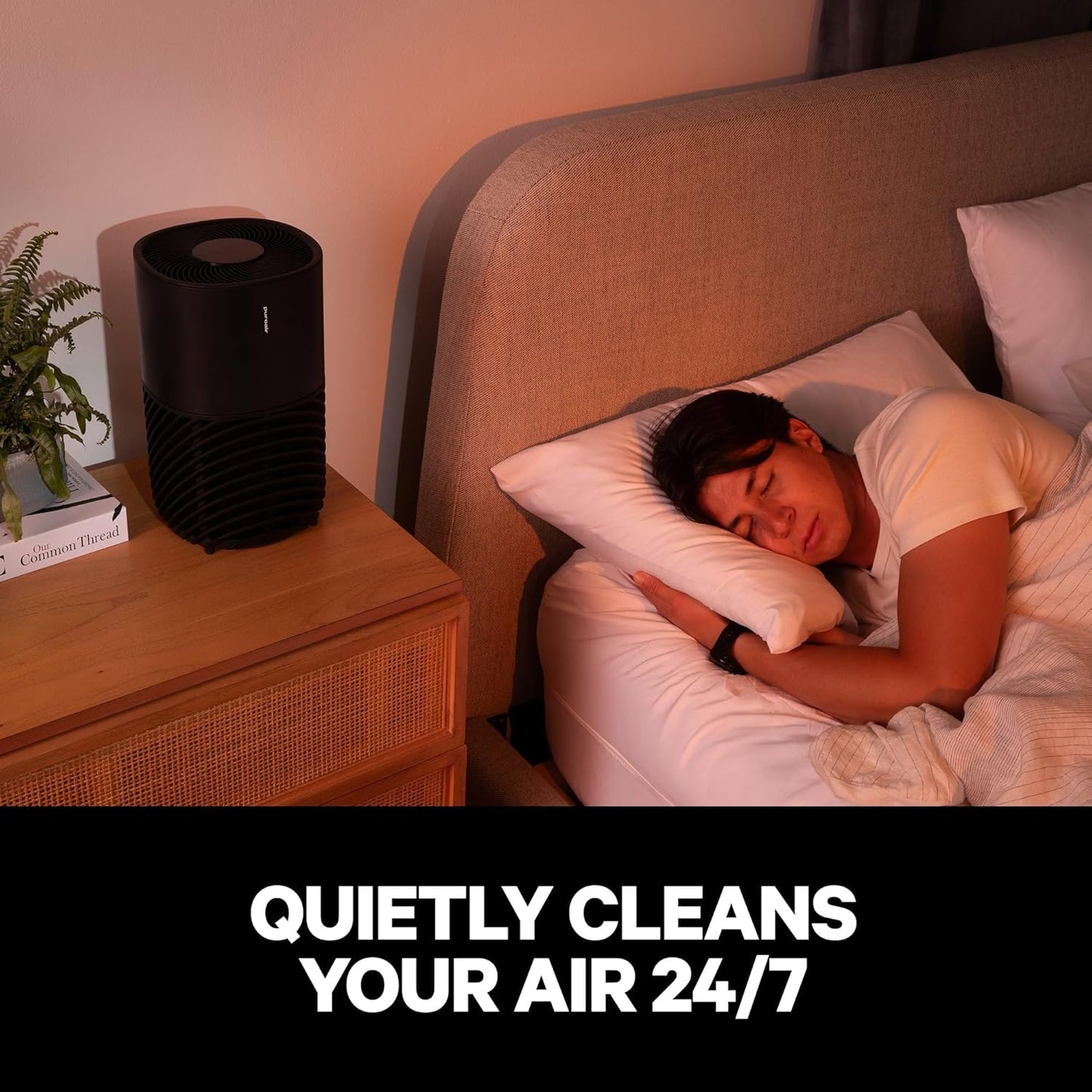 PuroAir 130i Smart Air Purifiers for Home Large Rooms - Covers Up To 600 Sq Ft - Filters Up To 99.9% of Pollutants, Smoke, Pollen, Dust - Quiet Air Filter - Air Purifiers for Bedroom (2 Pack)