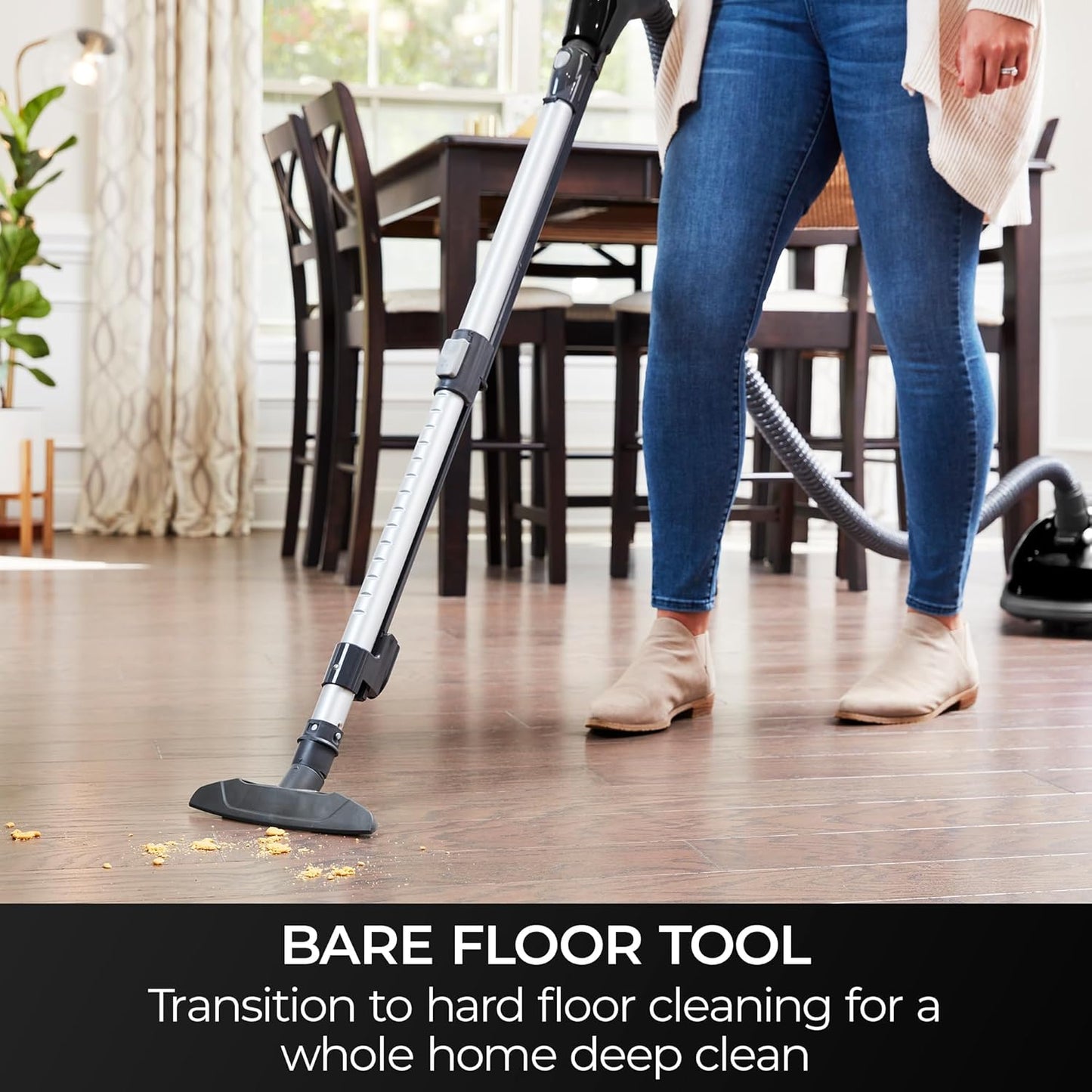 Kenmore BC3006 400 Series Pet Friendly Lightweight Bagged Canister Vacuum Cleaner 2-Motor Design with Hair Eliminator Brushroll, HEPA Filter, LED Headlight, Extended Wand and Auto Cord Rewind