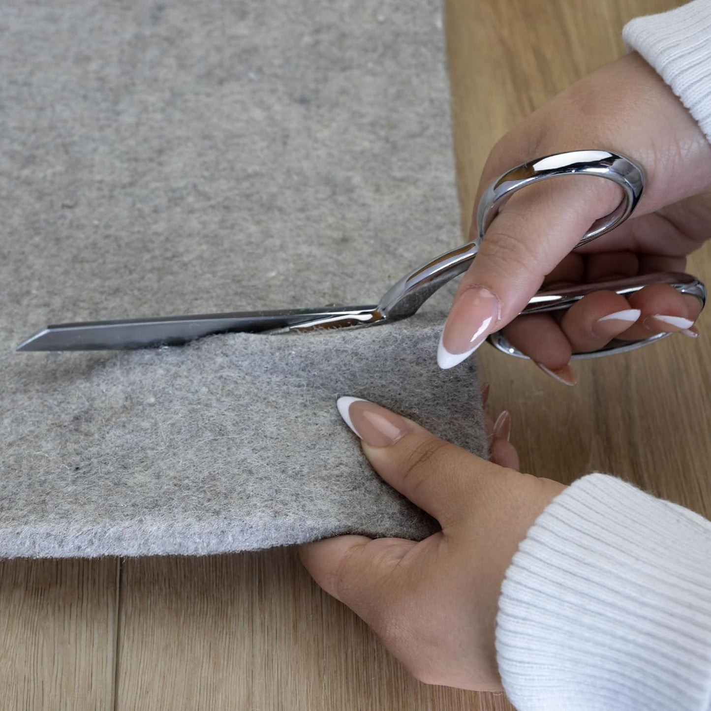 RUGPADUSA - Eco-Plush - 11' Square - 1/2" Thick - 100% Felt - Luxurious Cushioned Rug Pad - Available in 3 Thicknesses, Many Custom Sizes