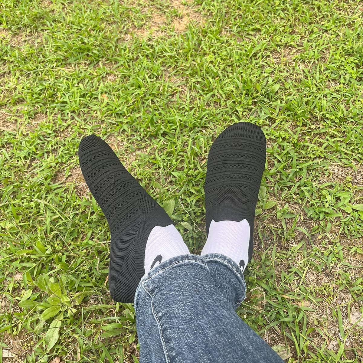 Adult Indoor House Slippers Socks Lightweight Non Slip Grip House Home Shoes for Women Men