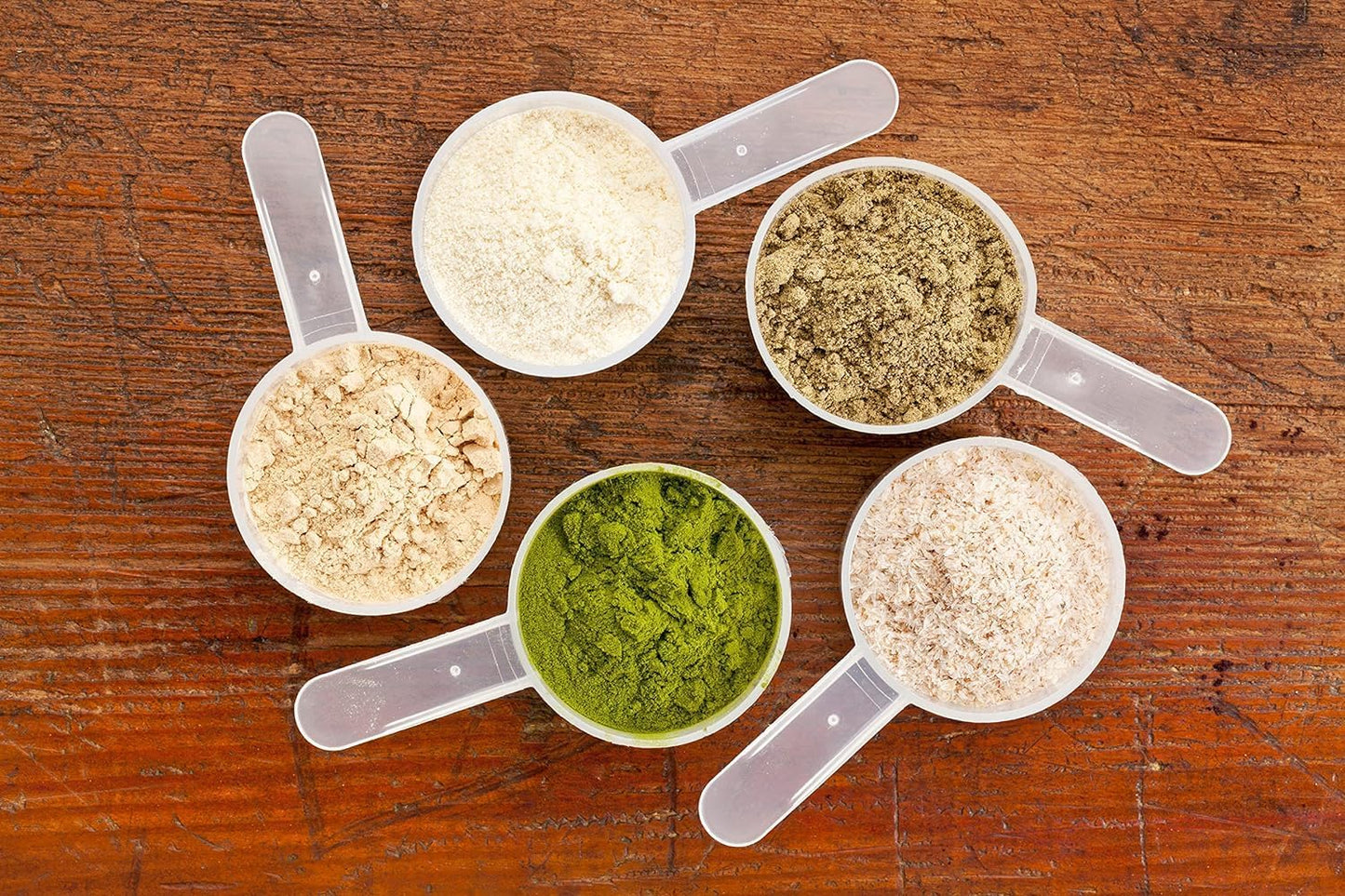 23 mL Plastic Measuring Packaging Scoop (= 23 cc/ = 4.7 teaspoon/ = 1.5 Tablespoon/ = 0.78 fl oz), Short Handle - to Measure and Dispense Spices, Granules, Powders, for Seeds Packing (5 scoops)