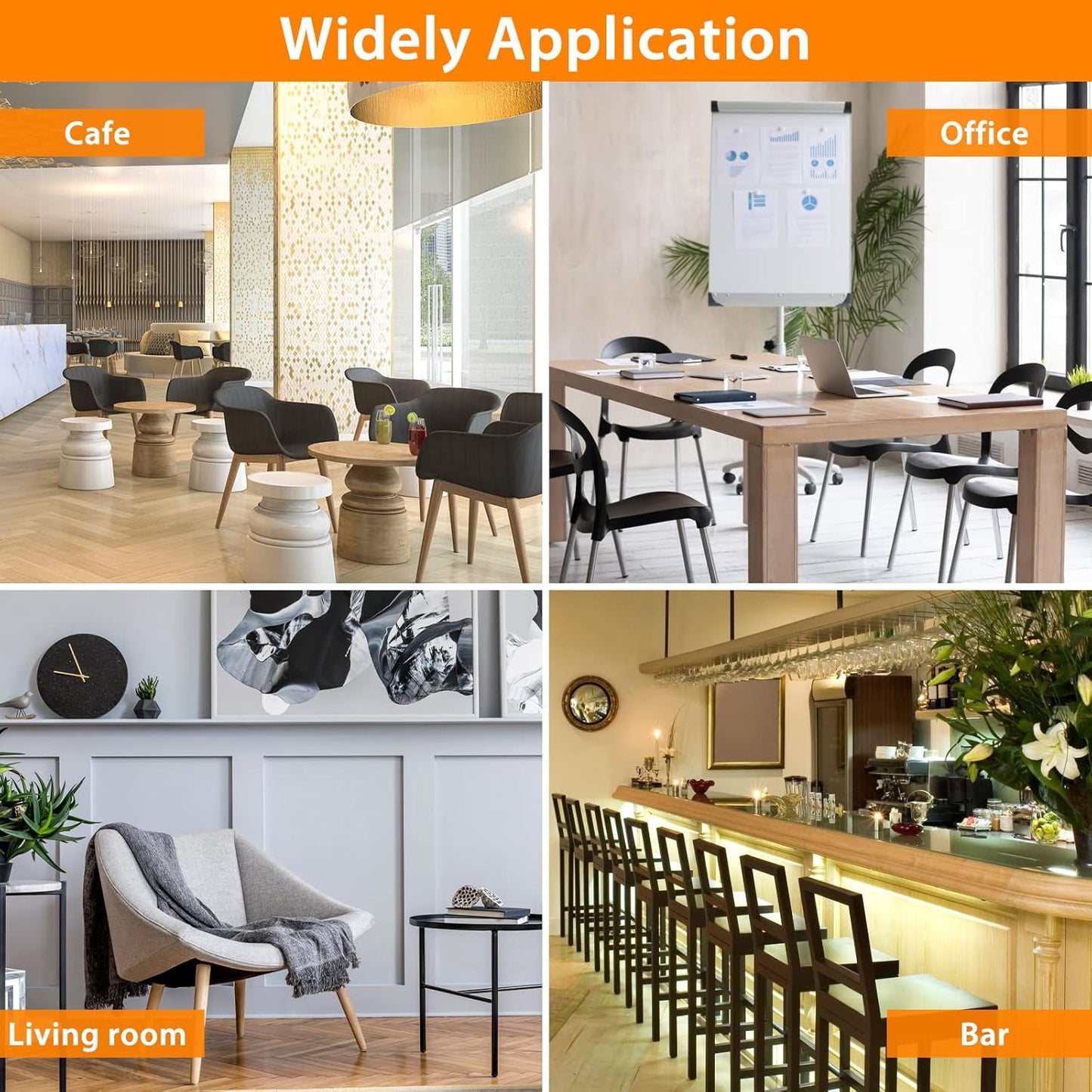 Glaais 36Pcs Silicone Chair Leg Floor Protectors, Floor Protectors for Chairs, Rubber Chair Leg Caps for Wood Floors, Chair Leg Protectors for Hardwood Floors,Rubber Chair Leg Covers (Small, Clear)