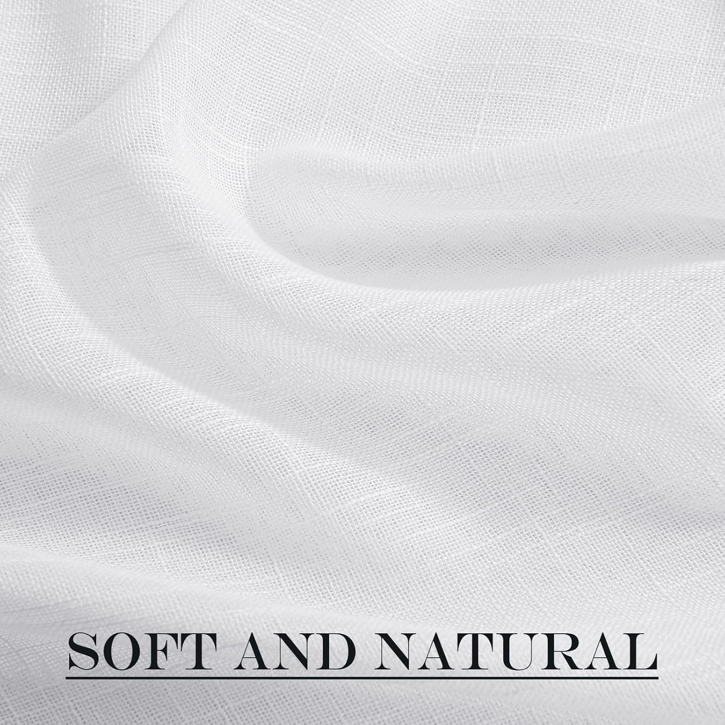 NICETOWN Door Curtains for Doorway, Light Blocking Privacy Back Door Curtain 80 inch Long Temporary Window Shade for Bathroom Office Hotel, Sheer Curtain with Tieback, 1 Panel, 36" W, White