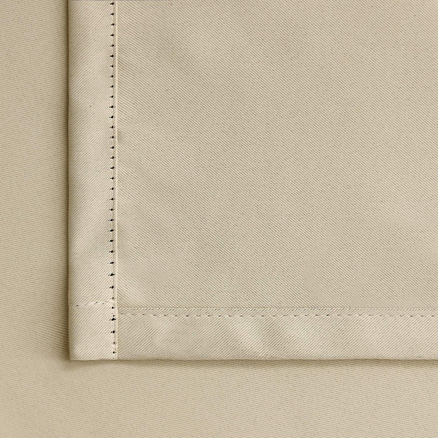 BGment Rod Pocket Blackout Curtains 54 Inches Length for Bedroom - Thermal Insulated Room Darkening Window Drapes for Living Room Kitchen, 42 x 54 Inch, 2 Panels, Beige