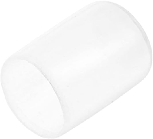 uxcell 20pcs Rubber End Caps Protective Caps 13mm ID Vinyl PVC Round Tube Bolt Cap Cover Screw Thread Protectors, Clear