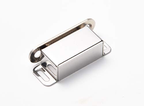 Mousike Cabinet Magnets Magnetic Door Catch Stainless Steel Door Magnet for Kitchen Bathroom Cupboard Wardrobe Closet Closures Cabinet Door Drawer Latch 20 lbs(6Pack)