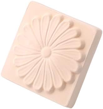 Stone Diffuser-Korean flowers 4 Square tiles, One Set-Odor Eliminator, Air Purifying, Humidity Control, Aromatherapy Passive Diffuser