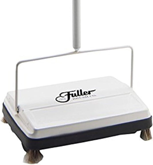 Fuller Brush 17028 Electrostatic Carpet & Floor Sweeper - 9" Cleaning Path - Lightweight - Ideal for Crumby Messes - Works On Carpets & Hard Floor Surfaces - White