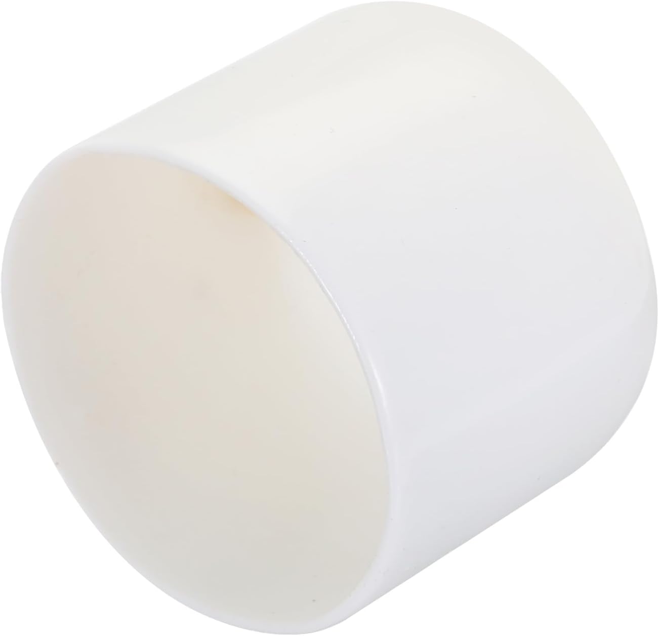uxcell 20pcs Rubber End Caps 35mm ID Vinyl Round Tube Bolt Cap Cover Screw Thread Protectors White