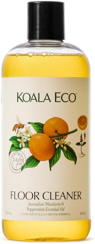 Koala Eco Floor Cleaner - with Australian Mandarin and Peppermint Essential Oil - 16oz