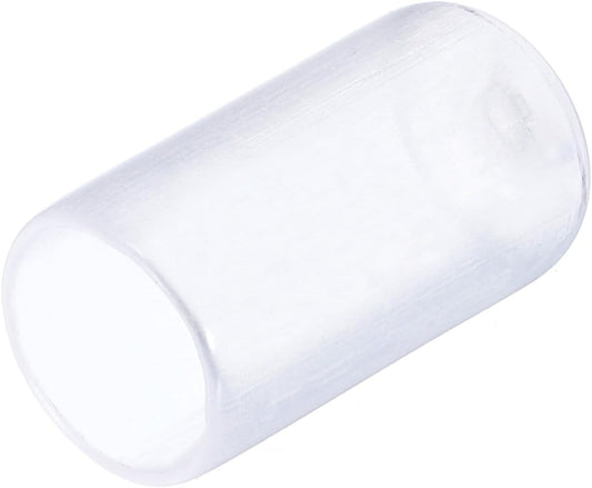 uxcell 20pcs Rubber End Caps 10mm(3/8") ID Vinyl PVC Round Tube Bolt Cap Cover Screw Thread Protectors Clear