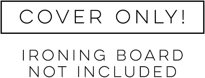 TIVIT Ironing Board Cover 15 x 54, Made in Italy. Pro Grip Pad Covers w/3 Fastener Straps & Pull Bungee Cord - Durable Scorch & Stain Resistant Padded Layers, Heat Reflective AlumiTek PRO Top Coat