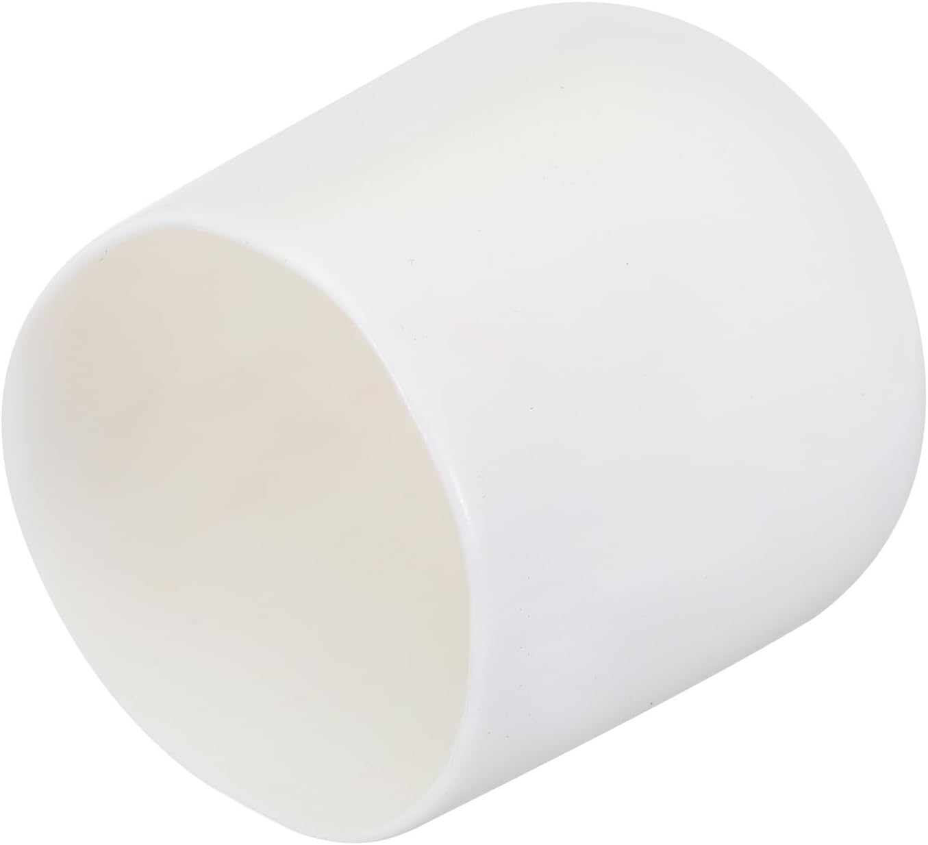 uxcell 20pcs Rubber End Caps 38mm ID Vinyl Round Tube Bolt Cap Cover Screw Thread Protectors White