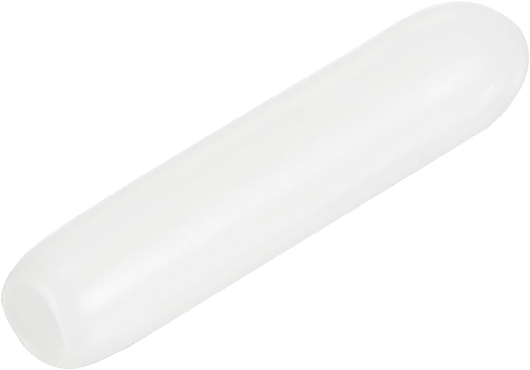 uxcell 20pcs Rubber End Caps 1.8mm ID Vinyl Round Tube Bolt Cap Cover Thread Protectors White