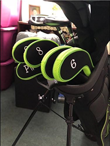 Sword &Shield sports Neoprene Zipper Golf Club Iron Head Covers Iron Covers 10pcs/Set