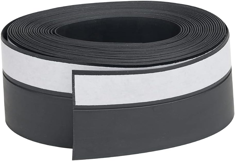 Black Weather Stripping for Window Doors Self Adhesive Weatherstrips 16 Feet Door Sweep – Wind, Dust, Draft & Insect Proof – Insulation - Rubber Door Strips to Seal Door