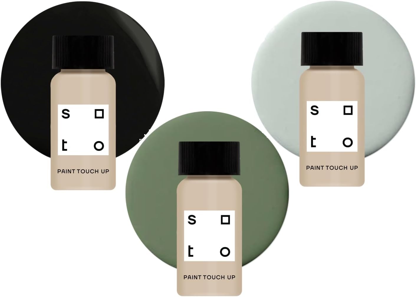 soto Original Multi-Surface Paint Touch Up, Set of 3, 10mL each