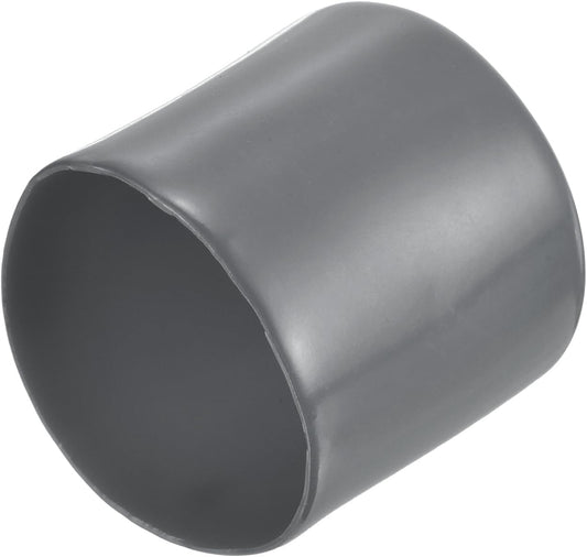 uxcell 20pcs Rubber End Caps 36mm ID Vinyl Round Tube Bolt Cap Cover Thread Protectors Dark Grey