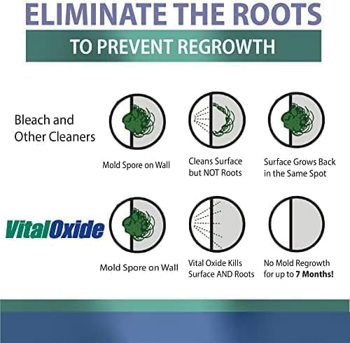 Vital Oxide Disinfectant, Deodorizer, Cleaner, Food-Contact Sanitizer, Virucide – (EPA registration #82972-1) – Kills Mold & Mildew, Eliminates Odors-1 Gallon