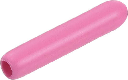 uxcell 20pcs Rubber End Caps 2mm ID Vinyl PVC Round Tube Bolt Cap Cover Screw Thread Protectors Pink