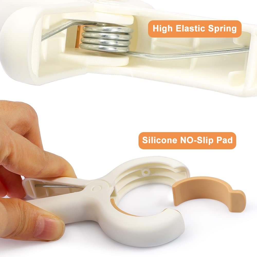 9 PCS Beach Chairs Towel Clips,Quilt Drying Clip, Plastic Clothespins, Strong Grip Holder to Dry Laundry on Clothesline and Hanging Rack (Small)