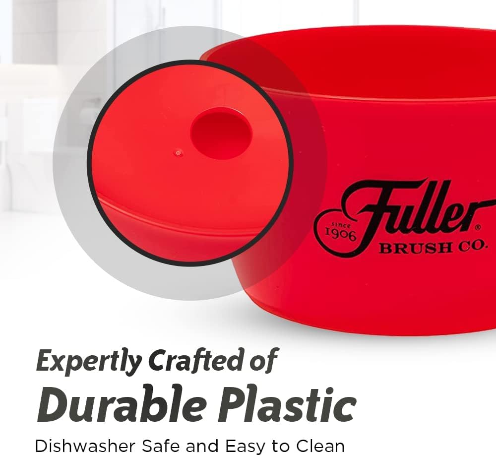 Fuller Brush Handy Holder with Drain Rack – Small Sink Caddy for Organizing Cleaning Sponges & Tools – Removable Drain Tray, Dishwasher Safe – Navy