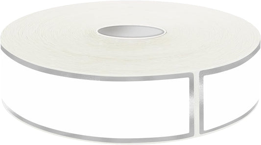 500 Silvery Border Removable Freezer Labels Water Oil Resistant with Perforation Line for Food Containers Jars Pantry Organization (Ink Quick-Dry，1” x 3”)