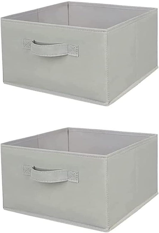 Hanging Shelf Closet Storage Organizer Removable Drawers ，Hanging Storage Organizer Hanging Sweater 2 Sock Underwear Drawers for Closet, Bedroom, Light Grey