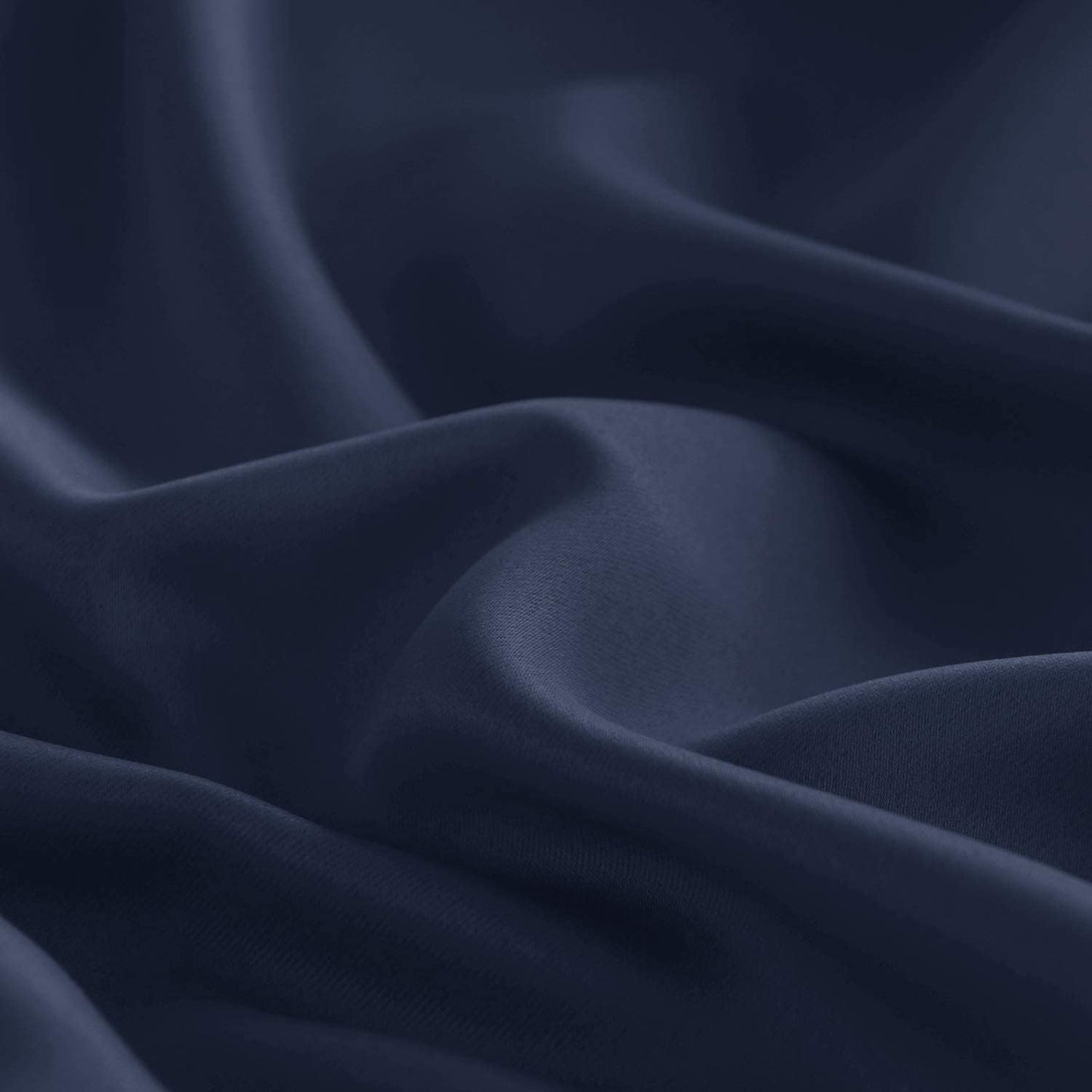 DWCN French Door Curtains – Rod Pocket Thermal Blackout Curtain for Doors with Glass Window, Kitchen and Patio Doors for Privacy, 36 X 72 Inches Long, 1 Curtain Panel with Tieback,Navy Blue